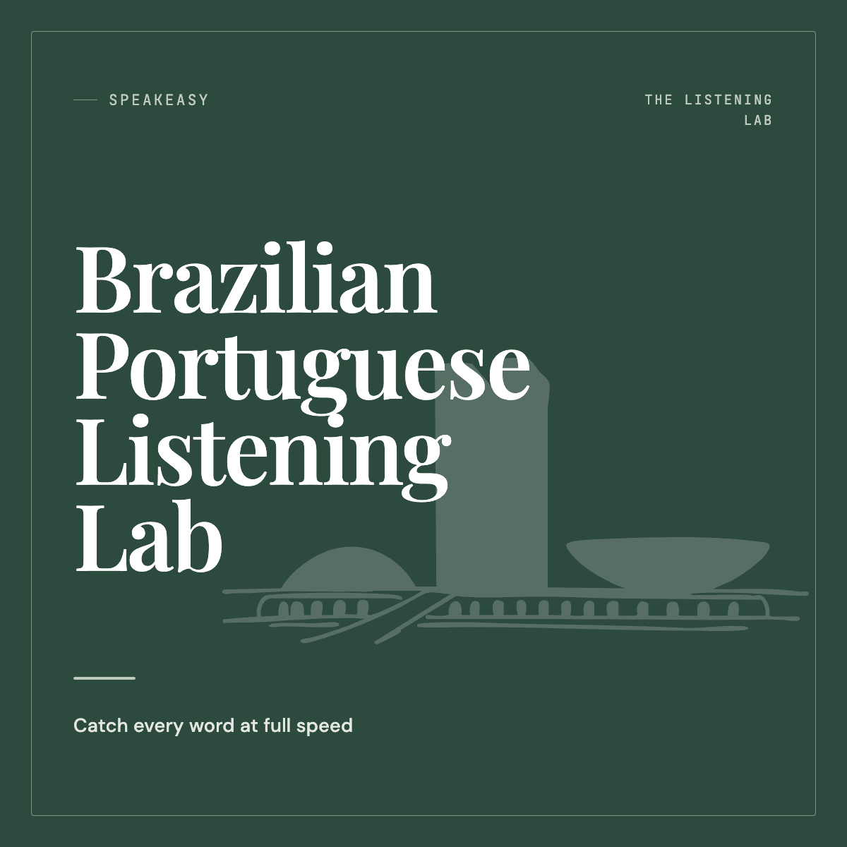 Brazilian Portuguese Listening Lab cover